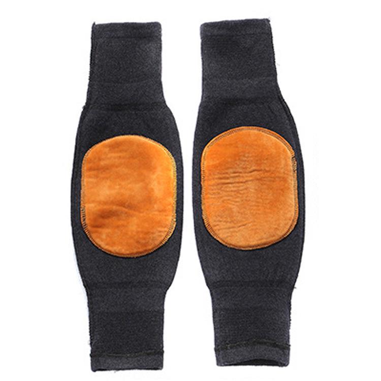 Unisex Thickened Velvet Knee Warmers for Elderly - Imitation Cashmere Cold Protection