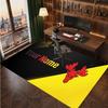Watford FC Benutzerdefinierter Kristall-Samt-Teppich, Personalisierter Namens-Textdruck, Fußball-Logo Weiche Rutschfeste Fußmatte Heimdekoration Geschenk