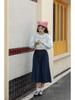 Women's Literary Lace Collar Long Sleeve Shirt: College Forest Style for 2026 Spring/Autumn