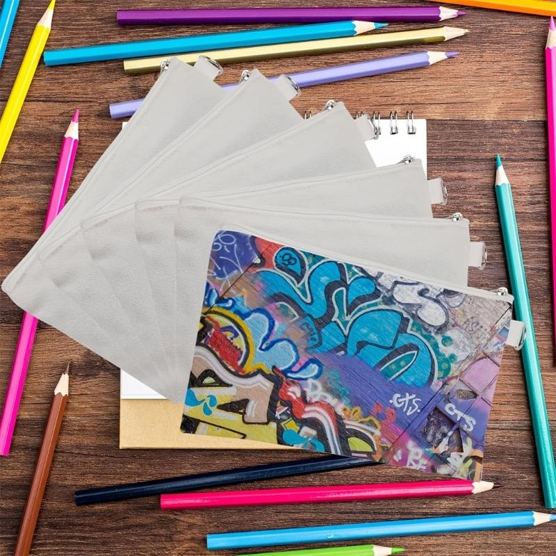 15pcs Portable Blanks Sublimation Bags Canvas Storage Bags Designed For Easy Organization By Hobbyists