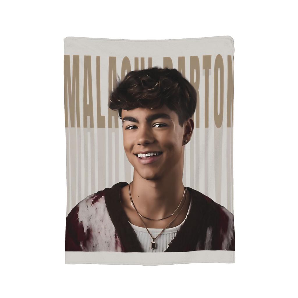 Malachi Barton Fleece Throw Blankets Blanket for Home Travel Warm Quilt,