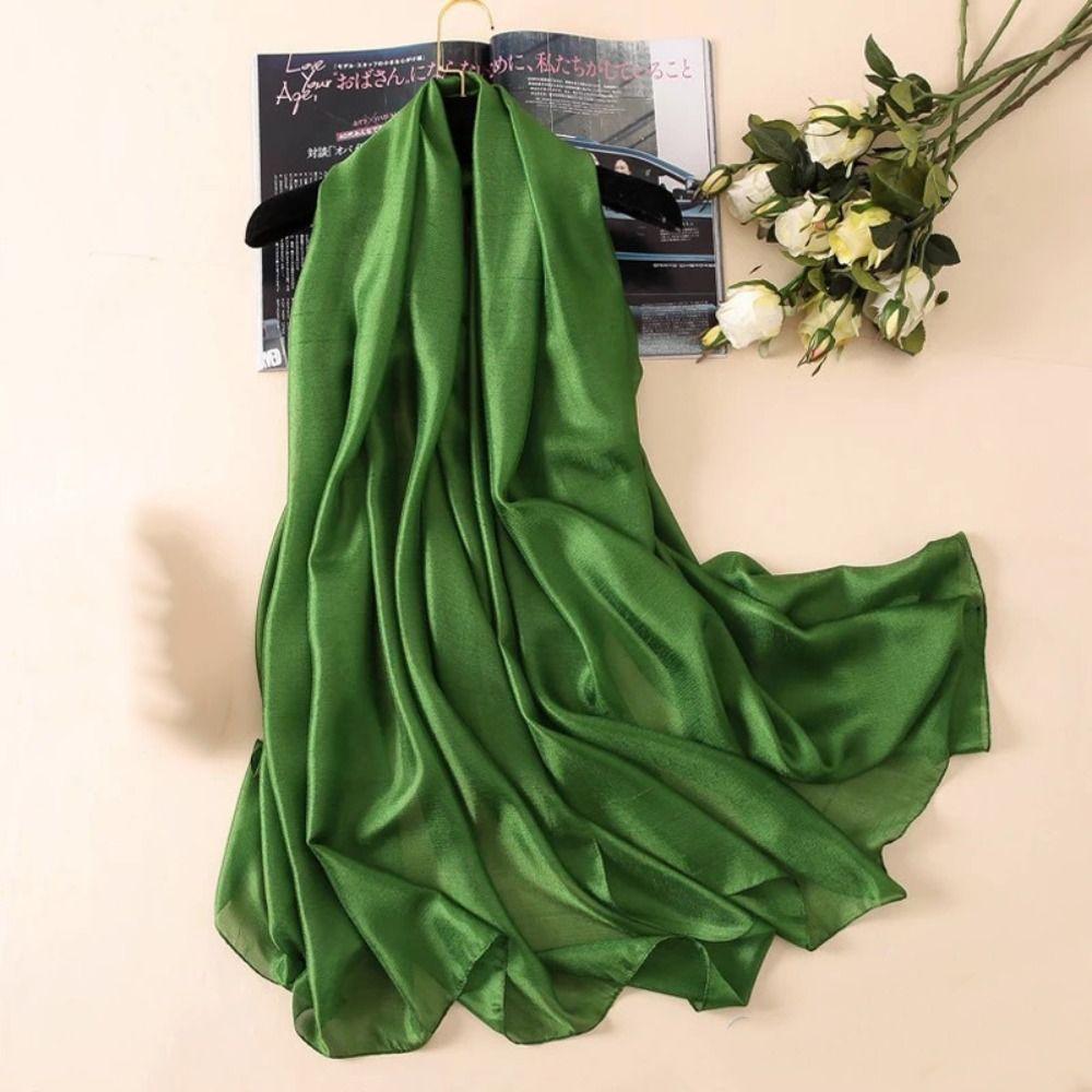 Head Wrap Women Plain Scarf Linen Plus Size Hijab New Female Sunscreen Shawl