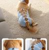 New Style Dog Sterilization Suit: Breathable, Anti-Licking, High-Elastic Recovery Suit with Simple Tie-Up Design