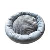 Round Pet Bed: Foldable, Washable, Warm Pad for Cats, Kittens, Puppies, and Dogs - Suitable for Autumn and Winter.