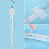 20 pièces de Bandelettes Plastique Épaisses pour Présentoir Suspendu 60cm avec Crochets Clips de Présentation Produit avec Têtes Étiquetables pour Présentation Produit en Magasin