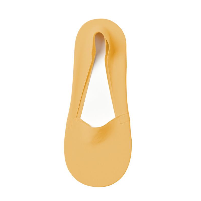 Women's Summer Thin Crew Socks - Low Cut, Non-Slip, Heel-less, Seamless Ice Silk, Pure Cotton, Solid Color.