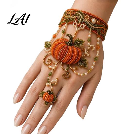 Handmade Beaded Cuff Set DIY Bracelet Kit Bead Weaving Jewelry Kit with Pattern Guide Adjustable Unique Personalized Accessory Hand Chain Craft for