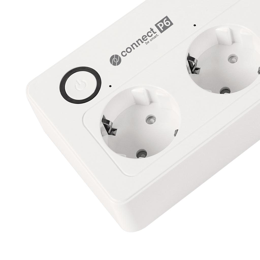 Listwa sieciowa przedłużacz 4 gniazda 4xUSB 2100 mA kabel 1.5 m Tuya