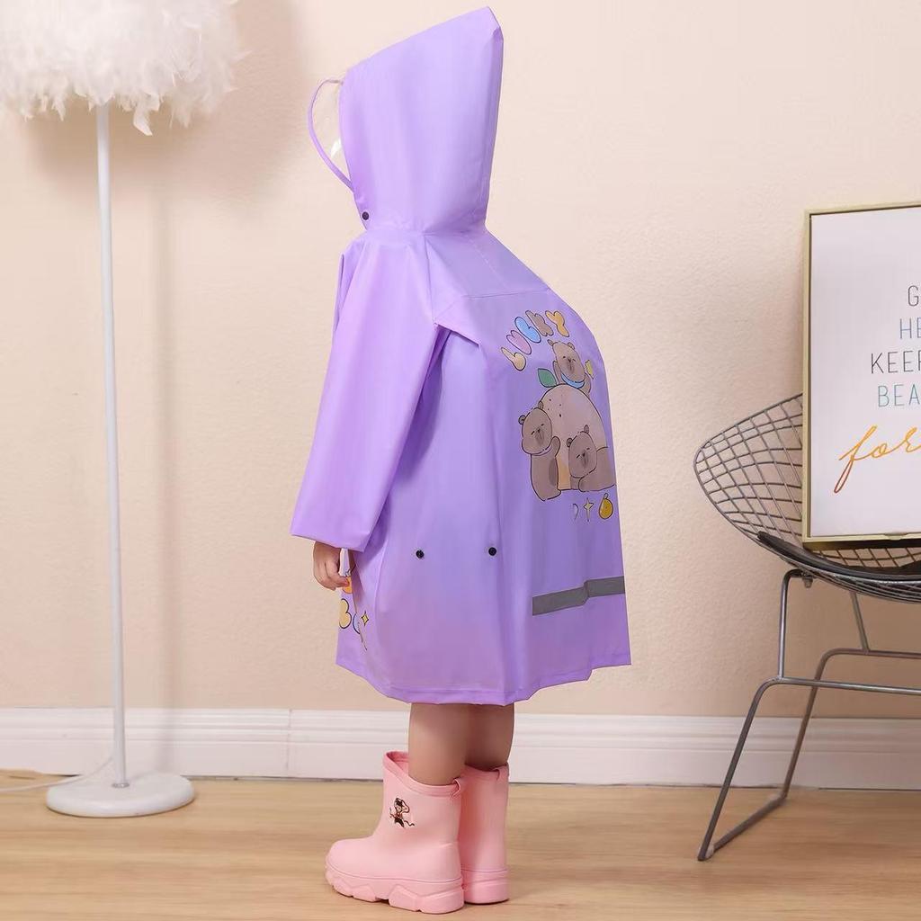 Full-Body Waterproof Kids' Raincoat - School-Friendly, Stormproof Design for Boys & Girls
