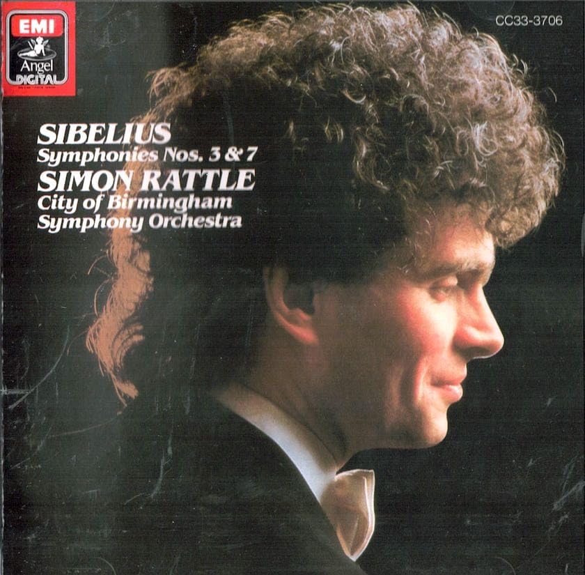 

CD SIBELIUS - Sibelius: Sym Nos.3 & 7, Rattle CC333706PROMO Japan ObiClassical Used
