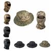 Colorful Fishing Cap Full Face Mask Set Sunscreen Sun Hat Durable Balaclava Boonie Hat  Unisex