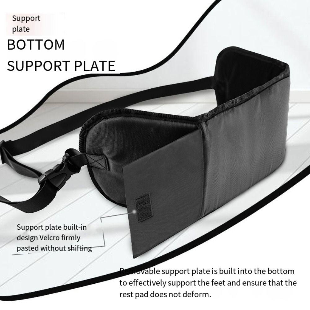 Carry-on Airplane Foot Hammock Adjustable Foot Resting Hammock Portable Leg Rest Office