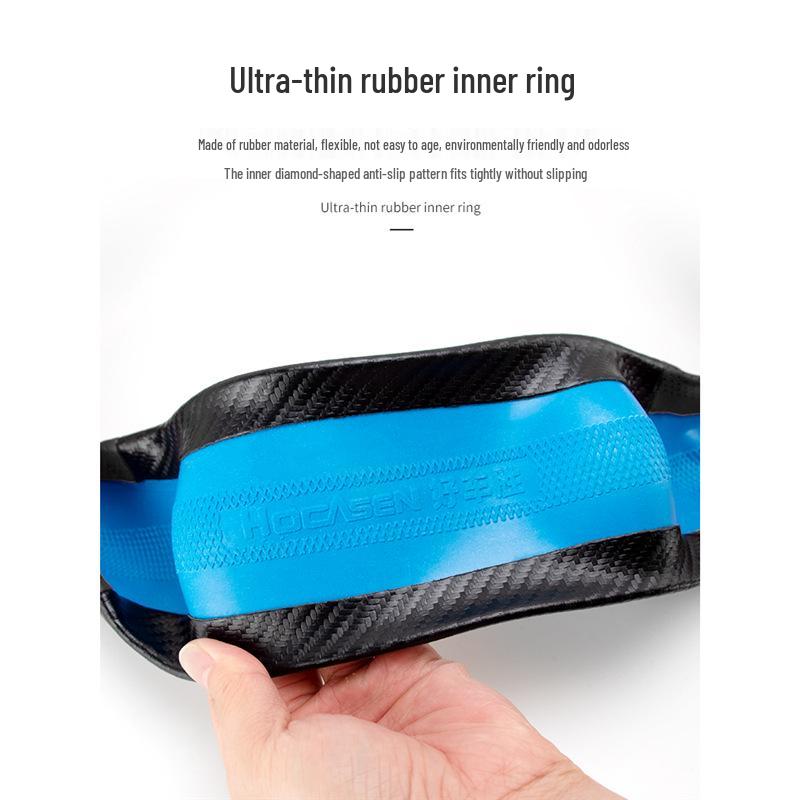 Geely Binyue Steering Wheel Cover, 18-24 Models, Carbon Fiber, Unisex, Four Seasons, Ultra-thin, Anti-slip.