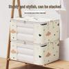 Large Capacity Moisture-Proof Quilt Storage Bag with Zipper, Thickened Cotton for Clothes and Moving