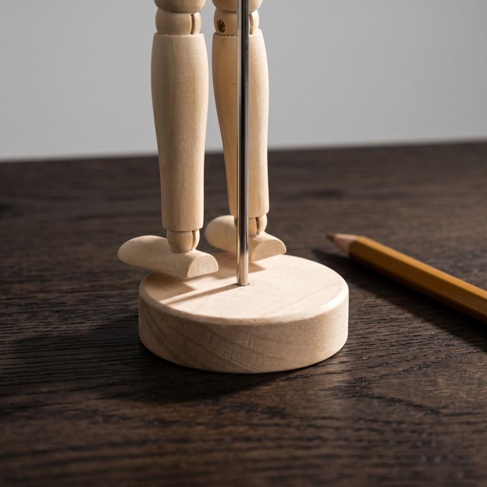 Hardwood Material Wooden Drawing Manikin Flexible Joints Human Figure Model Art Sketching