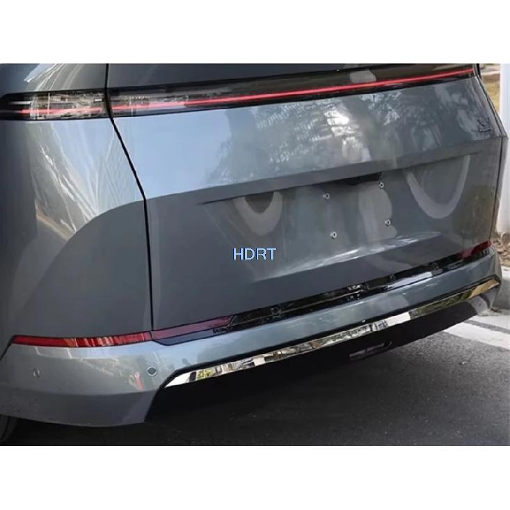 Car Styling Rear Bumper Spoiler Tail Lip Trim Auto Part For Xpeng X9 2026 + Protector Decoration Accessories Exterior Sticker