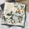 Women's Vintage Paisley Faux Silk Scarf: Versatile Headband, Hair Tie, Bag Accessory for Spring & Autumn.