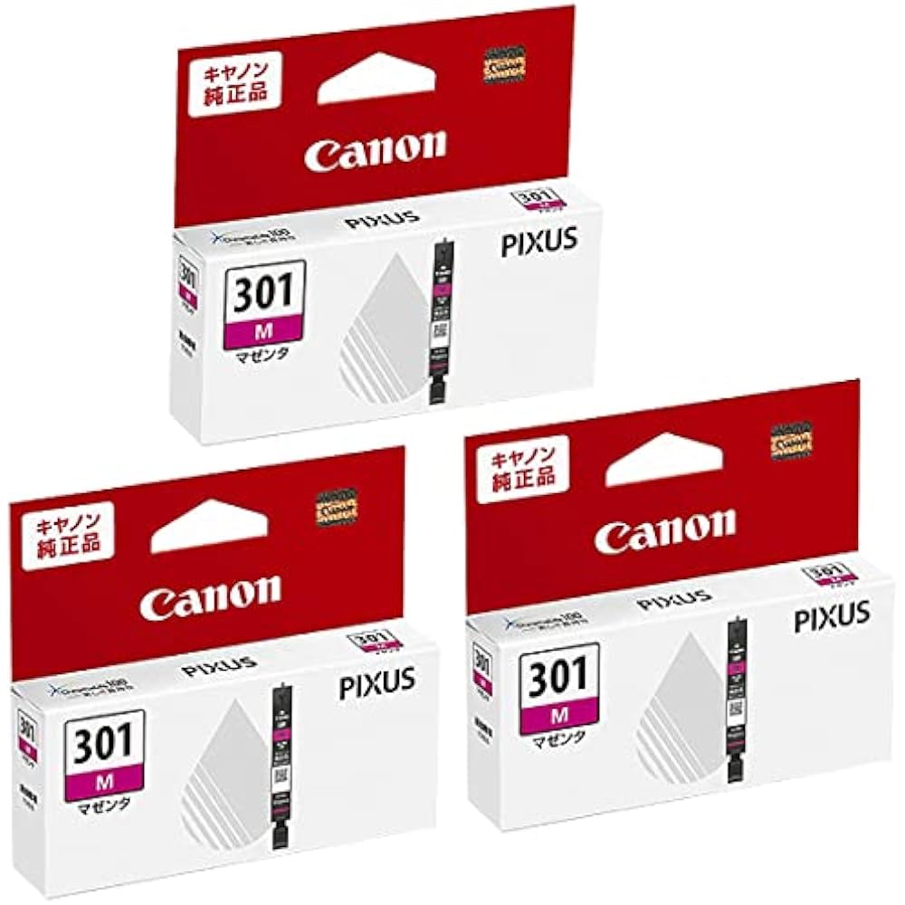 Canon Canon 5129C001 Ink Tank BCI-301M Magenta Set of 3