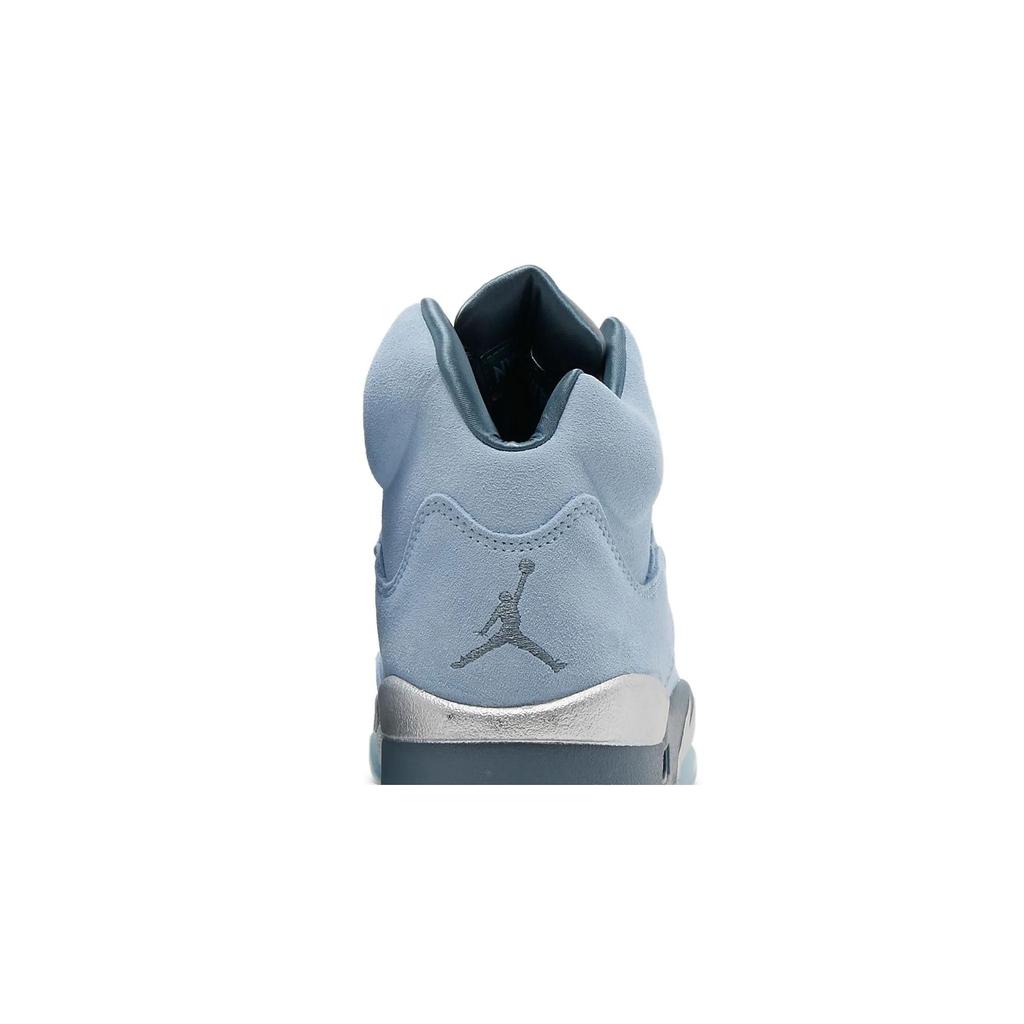 Dames Air Jordan 5 Retro 'Blue Bird' (damesmaten) Photo Blue / Football Grey / Metallic Silver / Wit Vintage Basketbalschoenen DD9336 400