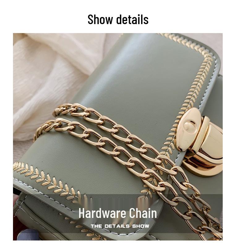 Trendy Korean Style Chain Shoulder & Crossbody Bag for Fashionable Ladies