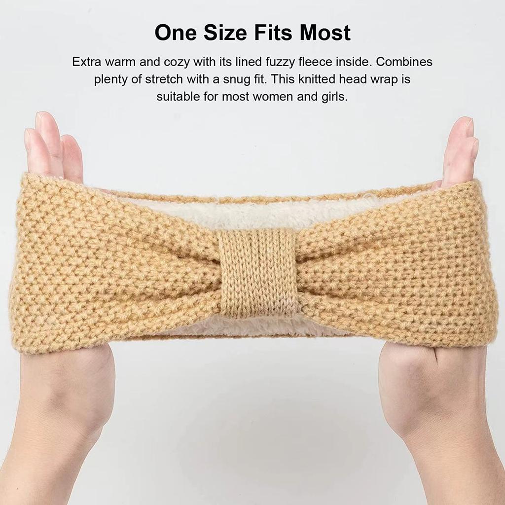 Europäisches und amerikanisches Stirnband aus Samtstrick, Stirnband mit Schleife aus Maiskörnern, Sport-Stirnband, Ohrenschutz, Kopfbedeckung, Haar-Accessoires aus Thermowolle