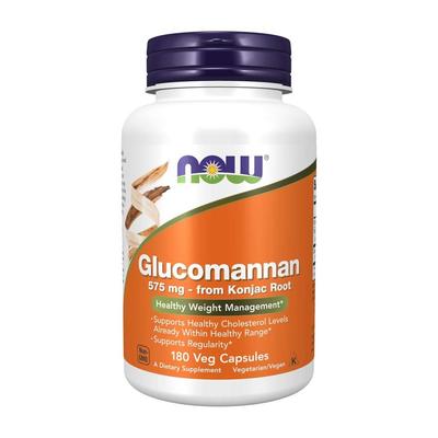 Glukomanan 575 mg z kořene konjaku, 180 veganských kapslí