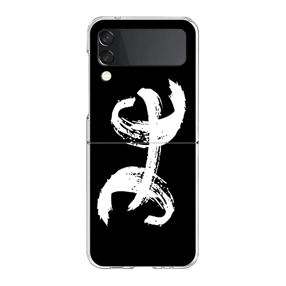 Amazigh Berber Flag Phone Case For Samsung Galaxy Z Flip 3 4 5 Hard Folding Clear PC Bumper For Samsung Z Flip3 Back Cover
