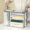 Foldable Book Box Student Dormitory Classroom Book Organizer Storage Case Transparent Waterproof Household Book Storage Box