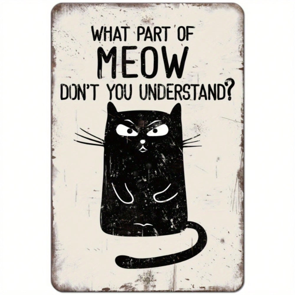 Funny Tin Sign Plate Metal Wall Art Novelty Home Decor for Kitchen Bedroom Bar Cafe 20X30