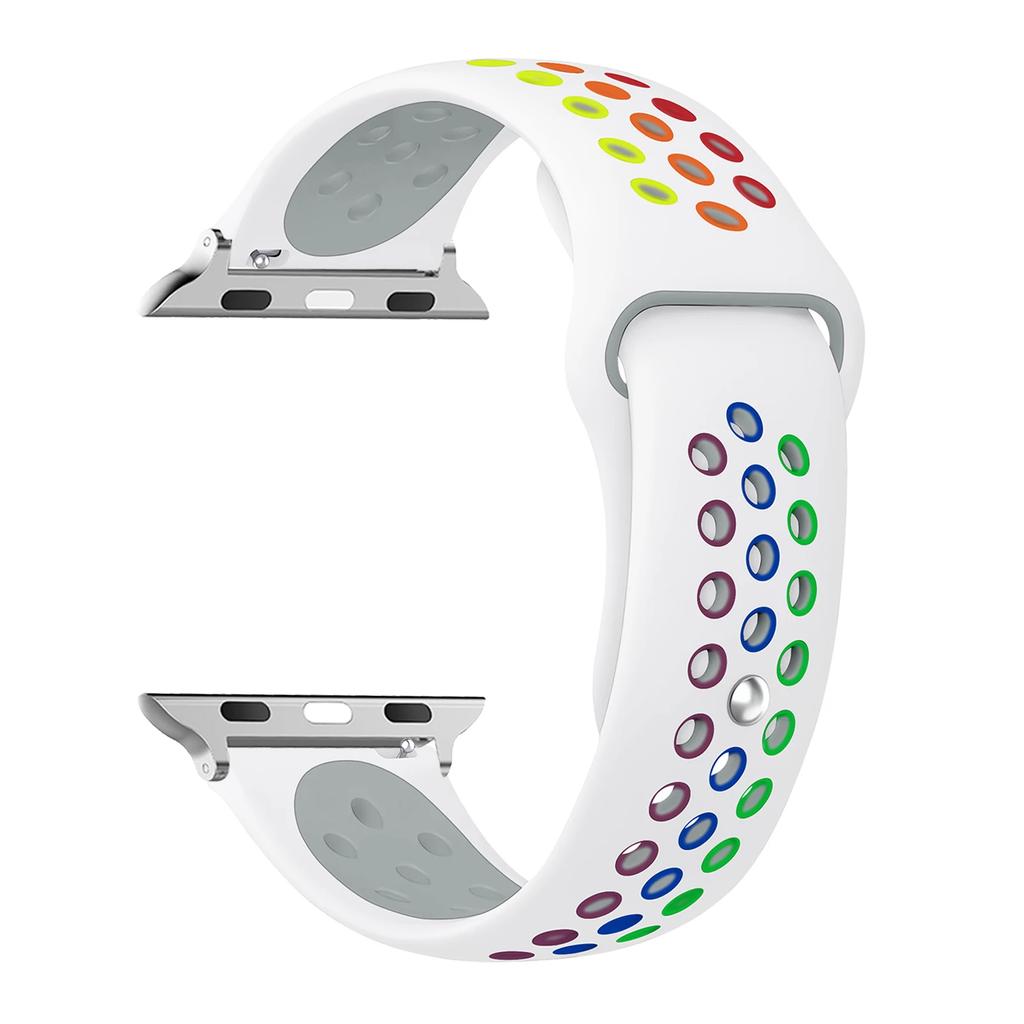 Classic Strap For Apple Watch Band 45mm 44mm 42mm 40mm 49mm 41mm 38mm 44 Mm Silicone Bracelet Correa Iwatch Series 7 8 9 6 5 4 Ultra Se