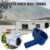Quick Fill RV Water Funnel Fresh Tank Filling Funnel, 3D Printed Trailer Inlet Nozzle with Wide Mouth, Compatible Standard Port Efficient Tool