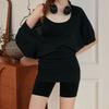 Fancy Idle Style Yoga Bodysuit Fitness Sports Outdoor Leisure Training Pilates Blouse with Chest Pad for Women