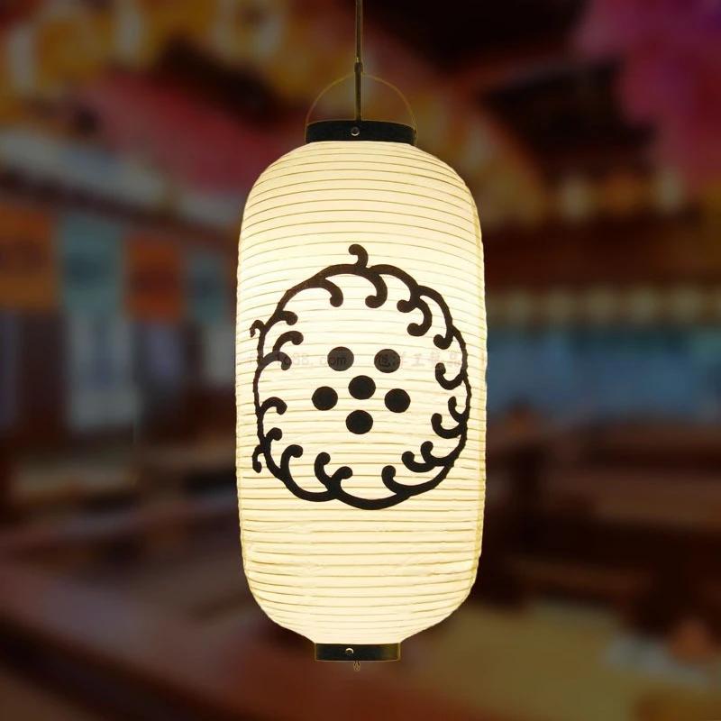 Japanese Style 25x50cm PVC Waterproof Lantern Sushi Ramen Izakaya Korean Cuisine Restaurant Pub Decor Hanging Lantern Outdoor