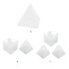 DIY Pyramidenform Epoxidharz Silikonform Große Harzform Pyramidenformen Herstellung Bastel Pyramidenformen Groß