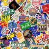 140Pcs/Set HongKong Travel Mini Diary Manual Stickers DIY Scrapbooks Album Decor Decals Stickers