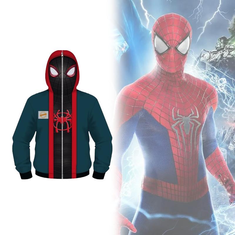 Spider Man Digital Print Hoodie For Men And Women Casual Fall Wear