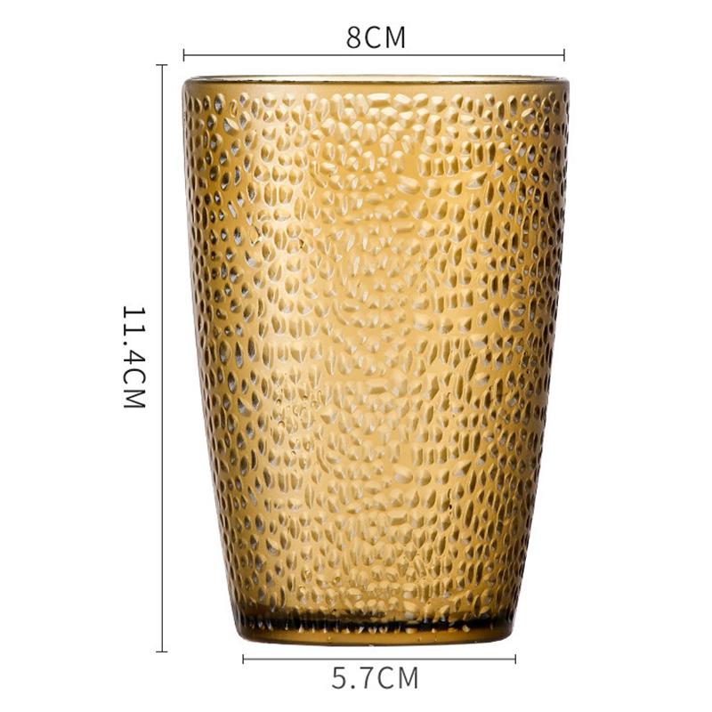 Drinkware Acrylic Acrylic Glasses 210/300/360ml Stackable Drink Cup Transparent Unbreakable Tea Cup Bar