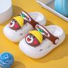 Cute Cartoon Non-slip Children's Clogs, Boys' and Girls' Sandals, Parent-child Soft-soled Home Breathable Wear-resistant Closed-toe Shoes