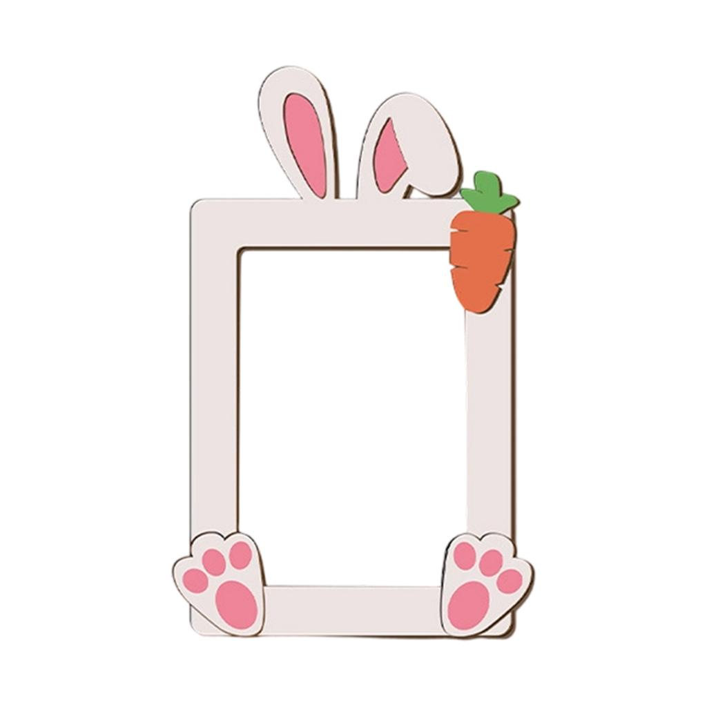Easter Theme Wooden Photo Frame Egg Party Photo Props Desktop Creative Decoration Photo Frame