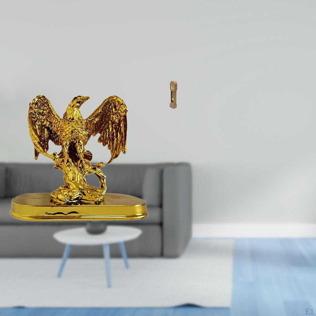 Figurine Animal Sculpture Modern Statue Home Decor for Desk Office Dining Room Cabinet Miniature
