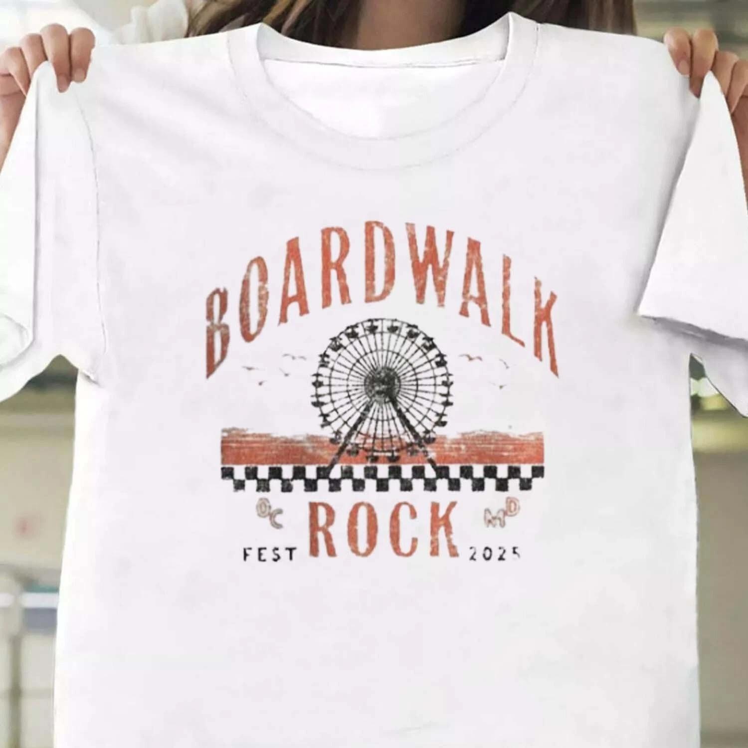 2025 Boardwalk Rock Festival Ocean City Md On May 17 18 2025 T-Shirt Unisex T-Shirt L