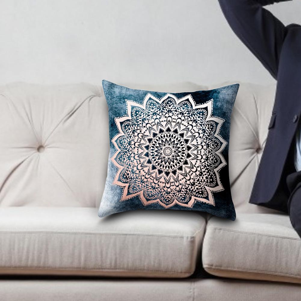 45x45cm Square Throw Pillow Covers Datura Flowers Pillow Cover Cushion Cover(J)