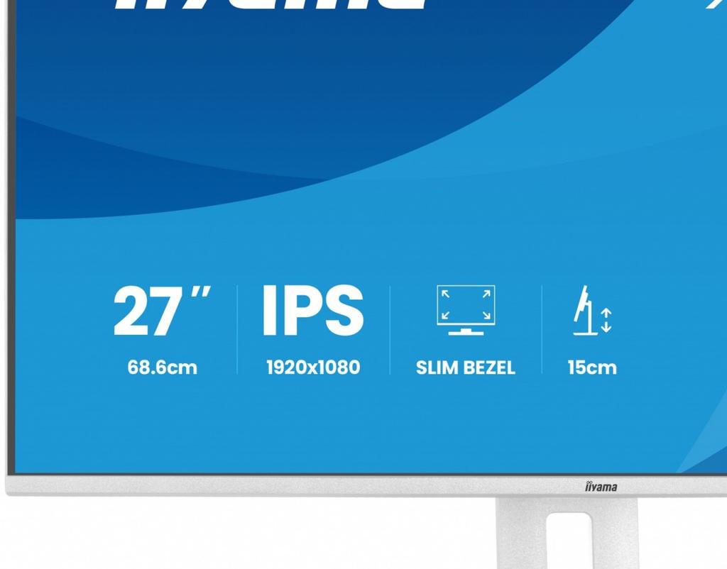 Monitor 27-inch XB2797HSU-W1 IPS, FHD, HDMI, DP, 120Hz, 2xUSBv3.2, 2xUSB-C, 350 CD, x2W, HAS 150/PIVOT, White