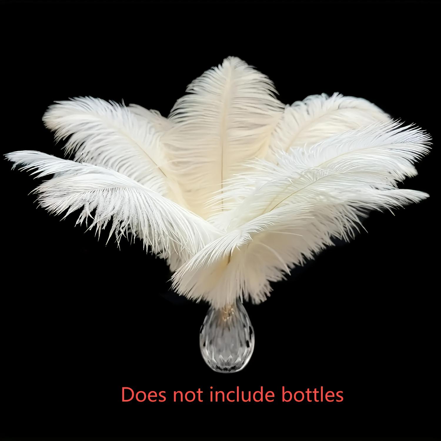 

12Pcs Artificial Ostrich Feathers, Size 5.91- 7.87inch - High-quality white feathers, suitable for home decoration, parties, birthdays, holidays белый