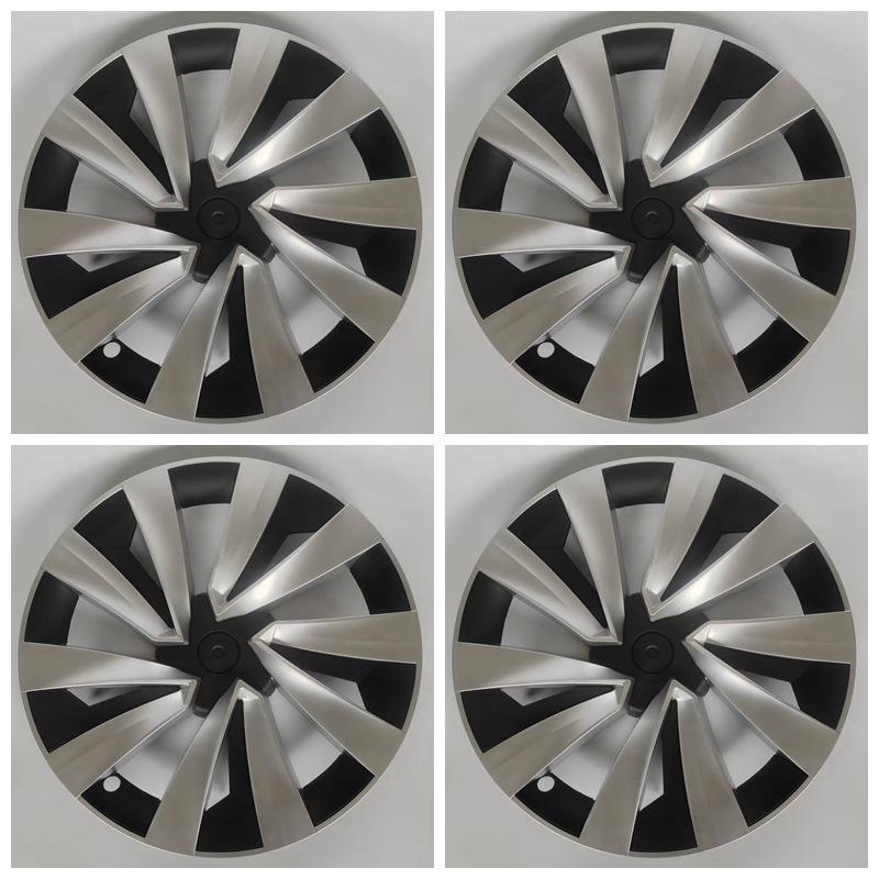 

Fits 2025-2026 Tesla Model Y Two-Tone 19 Wheel Covers.