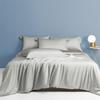 Solid Color Two-Tone Minimalist Lyocell Tencel Duvet Cover - Class A Single Piece Bedding