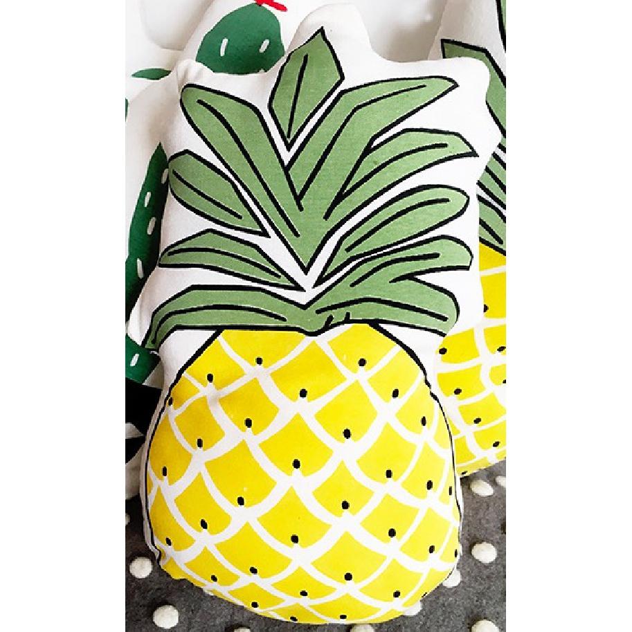 

Подушка с ананасом, льняная хлопковая подушка с фруктами, 3D яркий свежий диван, автомобиль, детская комната, декоративные подушки, постельное белье для стула Pineapple