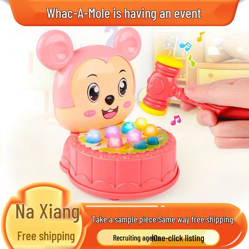 

Mini Handheld Whack-a-Mole Interactive Baby Puzzle Toy