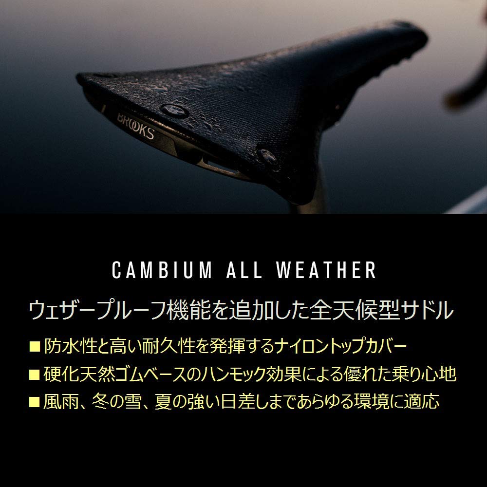 Japanischer BROOKS Fahrradsattel Cambium ALL WEATHER C17 [Originalprodukt] [CAMBIUM]