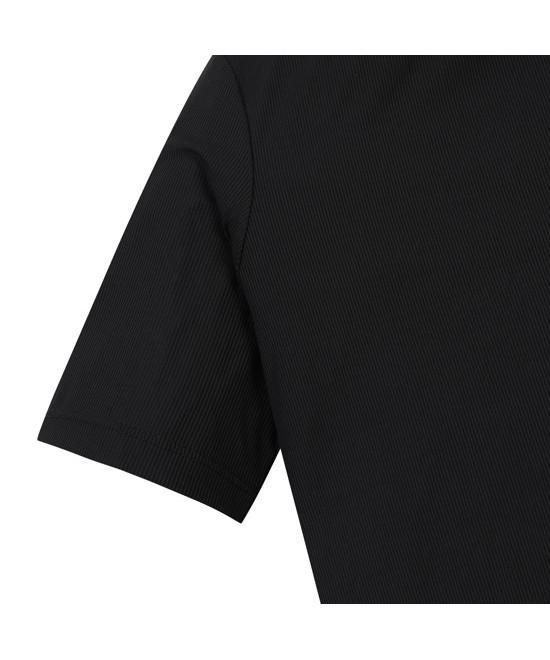 Goldeunbeeo (W) Mock-Neck Short Sleeve T-Shirt G5Tam26301Bkx